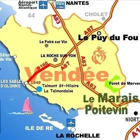 Le Bocage Vendeen Maison 6 Personnes, Dans Résidence Privée, Village Vacances, Au Coeur D'un Golf 18 Trous, Accès Piscines Gratuit Hébergement de vacances