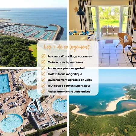 Le Bocage Vendeen Maison 6 Personnes, Dans Résidence Privée, Village Vacances, Au Coeur D'un Golf 18 Trous, Accès Piscines Gratuit *